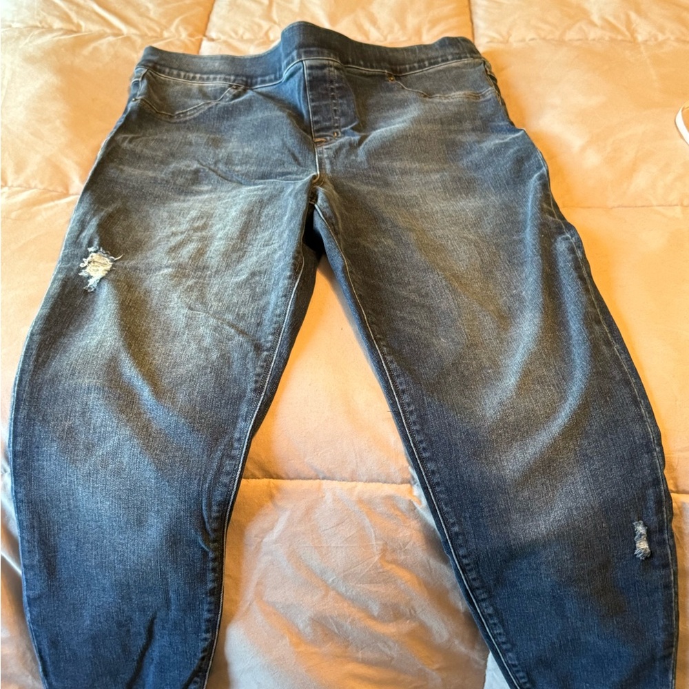 Spanx denim legging large